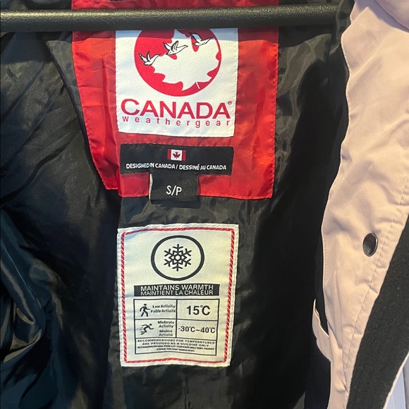 Canada Weather Gear Pink Long Parka Jacket. Size S. NWT - Picture 3 of 8